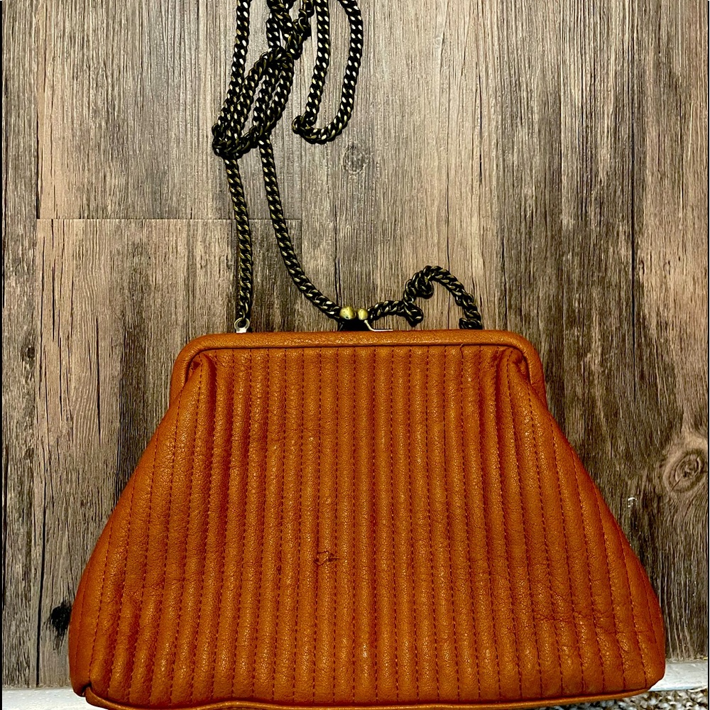 Ruched clutch bag
